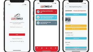 Plumbing Leak Detection App by LeakTronics