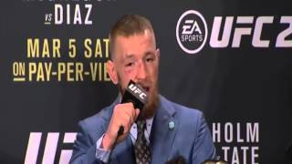 UFC 196  Post fight Press Conference McGregor vs  Diaz   Holm vs  Tate