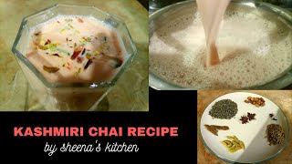 KASHMIRI CHAI RECIPE || PINK TEA RECIPE || WITHOUT ARTIFICAL COLOR || BY SHEENA'S KITCHEN