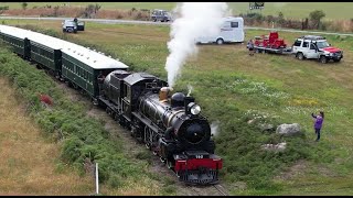 The Kingston Flyer by Drone - February 2024