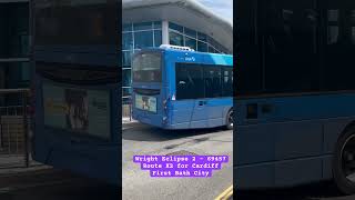 First Bath City - Wright Eclipse 2 (69547): Route X2 for Cardiff