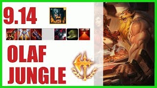 Olaf Jungle Ranked Challenger Build 9.14 - KR Challenger