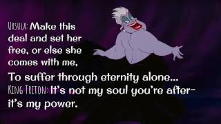 Poor Unfortunate Soul Reprise accompaniment track Little Mermaid Jr