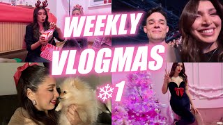 WEEKLY VLOGMAS 🎀 #1 | VADO A ROMA, CONCERTO TEDUA etc | MelissaTani