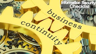 Information Security Business continuity planning Checklist| ISO 27001 BCP Checklist| ISMS checklist