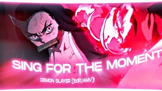 Demon Slayer "Tanjiro" "Nezuko" - Sing For The Moment [edit/AMV]