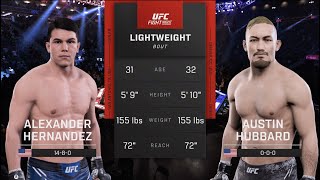 UFC 307: Hernandez vs Hubbard (UFC 5 Simulation)