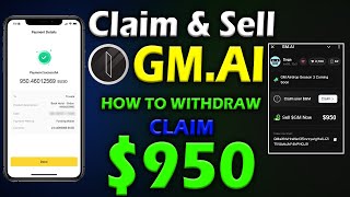 GM.AI Airdrop Withdrawal - How to Withdraw GM Tokens - GM Token Withdraw - GM.Ai Token Withdrawal