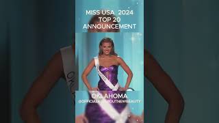 Miss USA 2024 Top 20 Announcement HD. #allaboutnewbeauty #missusa