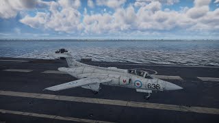 I Landed A Buccaneer S.1 On The Aircraft Carrier In War Thunder #shorts