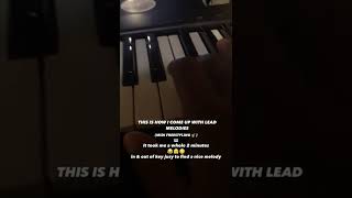 Chrizeecry Freestyling a saxophone over a midi keyboard - making an afrodeep black coffee type beat