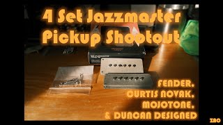 Jazzmaster Pickup Shootout! | Four sets compared | Fender, Duncan Designed, Mojotone, & Curtis Novak