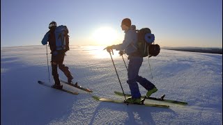 Snowkite at Grövelfjäll Sweden