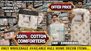 Hyderabad Wholesale Bedsheet,Curtains,Comforters etc, Handloom Online Shopping#comforters 100%cotton