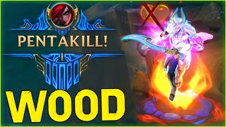 WOOD DIVISION PENTAKILL LOL FUN Moments 2024 (Katarina, Veigar, Singed, Sett, Master Yi) #207