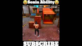 Sonia Character Ability 🔥 Free Fire New Character Sonia Ability Test 😂 #shorts #shortsfeed #Wff007