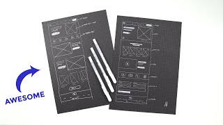 Awesome Paper For Wireframing / Black DotGrid Paper Review