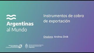 Instrumentos de Cobro de Exportación