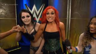 WWE SummerSlam 2015 - Paige, Becky Lynch & Charlotte Flair Interview