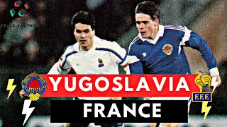 Yugoslavia vs France 3-2 All Goals & Highlights ( 1990 World Cup Qualification )