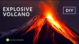 How to make a realistic explosive VOLCANO [DIY]