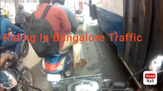 Riding in traffic of Bangalore | 13 July 2024 #motovlogger #yamaharfzsv3 #yamaha #motovlogging