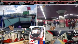 1/22, +5horas Camino por todo el Metro de Quito!! IDA VUELTA de Terminal Terrestre Quitumbe Labrador