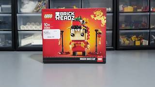 LEGO Seasonal BrickHeadz Dragon Dance Guy 40354 Speed Build