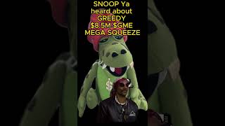 Snoop says Greedy's $GME play is tight -never misses! 💸🎯 #Snoop #wtf #Greedy #cnbc #stocks #squeeze