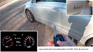 Hyundai i20 Elite Acceleration 0-100 Test & Sound