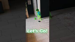 Soccerbot vs. Mom & Judah #soccer #soccerskills #robot #mom