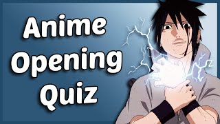 Anime Opening Quiz - 30 Openings [EASY - MEDIUM]