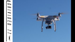 La ferme et ses alentours sous la neige / Phantom 3 SE/ Agrividéo 77