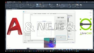 Laser Engraving and Cutting custom projects with NEJE Master and Autocad