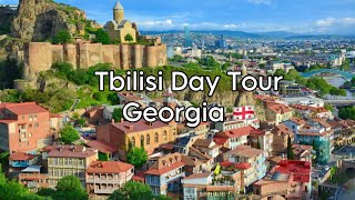 Tbilisi Day Tour || Tbilisi Georgia 🇬🇪 Driving Day Tour || Feb 2023