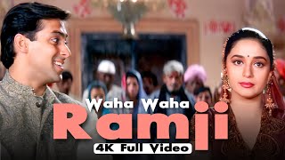 Wah Wah Ramji - 4K FULL Video | Hum Aapke Hain Koun | Salman Khan & Madhuri Dixit | Real4KVideo