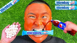 Coca Cola, Different Fanta, Mtn Dew, Pepsi, Sprite and mouth vs Mentos in Big Underground