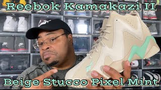 #kamakazi #stucco #reebok Reebok Kamakazi II Stucco/Pixel Mint Review | Kings23Kicks