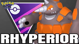 4-1! Rhyperior DESTROYS the Master League for Pokemon GO Battle League!