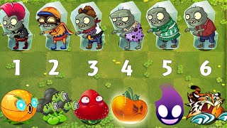 PvZ 2 Challenge - All Plants Vs Team FROZEN Imp Zombies - Who's Best Plant ？