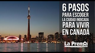 6 Pasos para escoger la ciudad indicada para vivir en Canadá