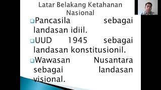 Pertemuan 15, Mata Kuliah Pendidikan Kewarganegaraan, Tema Ketahanan Nasional