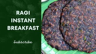 Healthy breakfast recipe #Highly Nutritious Ragi Breakfast in just 10 Minutes #Diabetic Breakfast