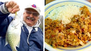 Hooking & Cooking a Dish of Tomato & Cream Sauce Fish