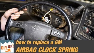 How to Replace a Clock Spring & Remove Steering Wheel | Silverado