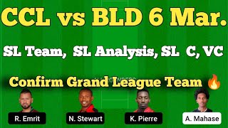 ccl vs bld dream11 team |ccl vs bld trinidad t10 blast dream11 team|ccl vs bld dream11 team today