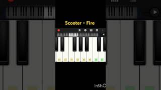 Scooter - Fire (Perfect Piano Cover) #shorts