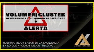 Volumen Cluster detecta la actividad de traders profesionales