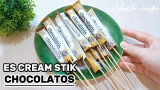 ES CREAM STIK CHOCOLATOS‼️BISA JADI IDE JUALAN 1000an | Ice Cream Chocolatos Enak dan Mudah💯