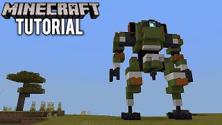 MINECRAFT (PS4) : BT-7274 From Titanfall 2 Tutorial : Easy Build